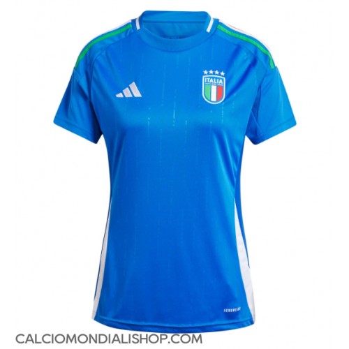 Maglie da calcio Italia Prima Maglia Femminile Europei 2024 Manica Corta